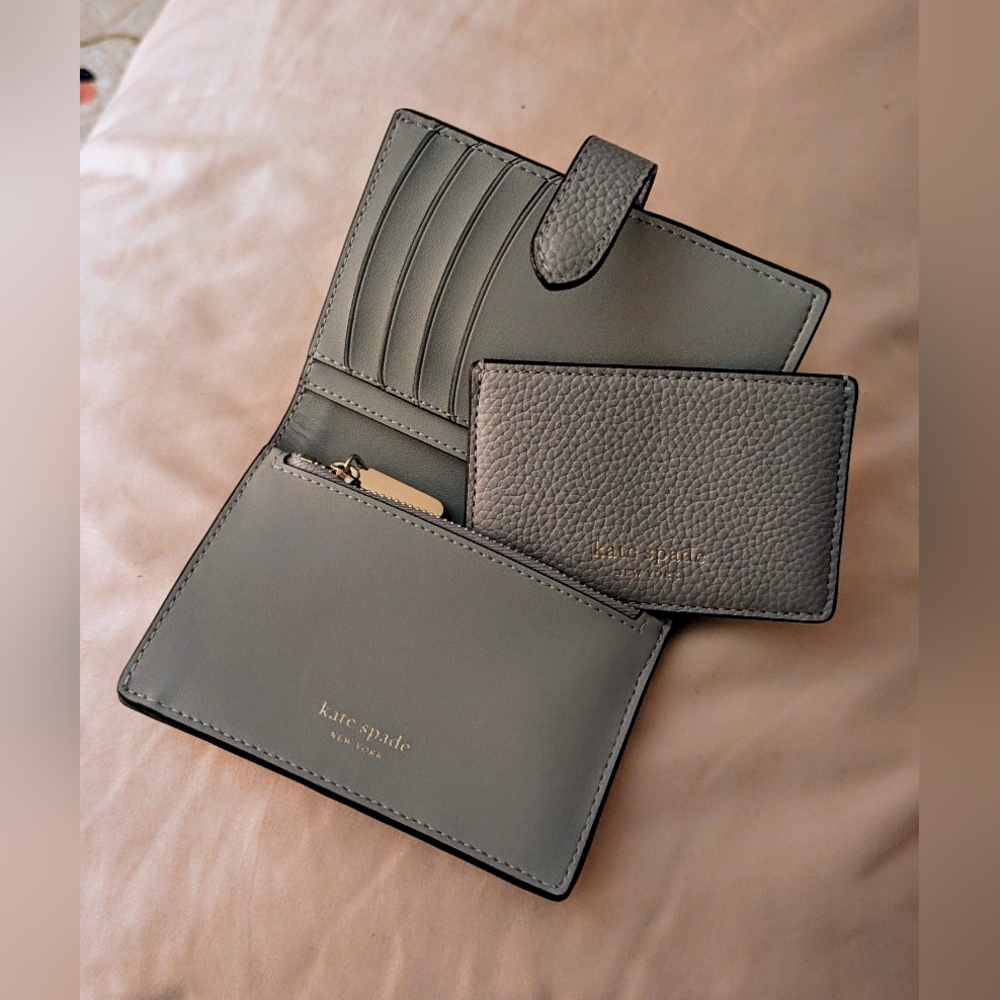 Hudson Small Bifold Wallet & Kate Spade Eva Small Slim Card Holder